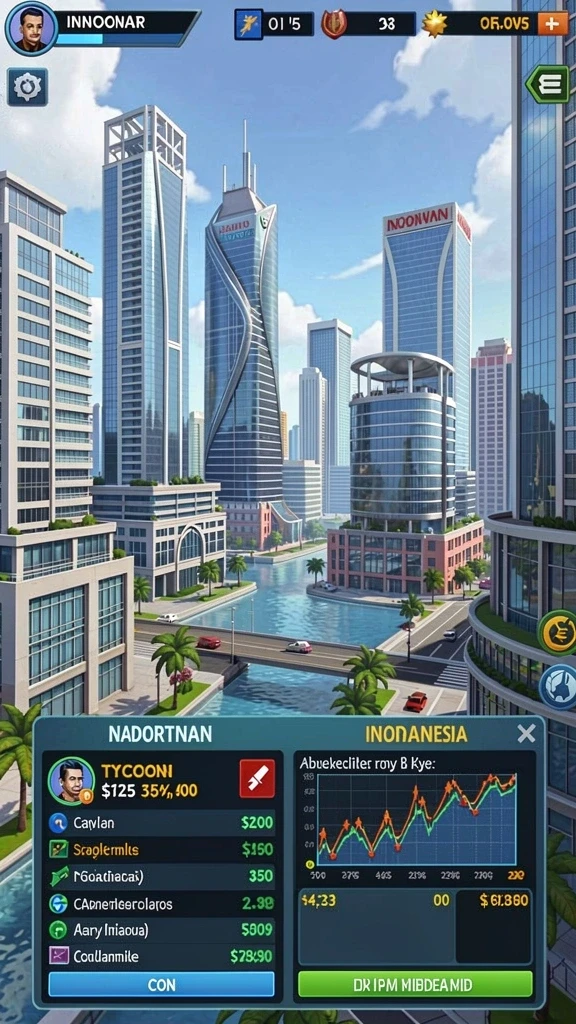 langit777 - Menampilkan tampilan karakter utama yang menarik.
