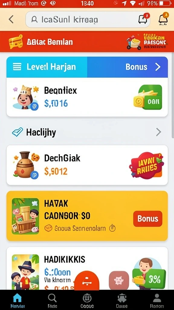rajajuara - Karakter dan lingkungan yang bervariasi.