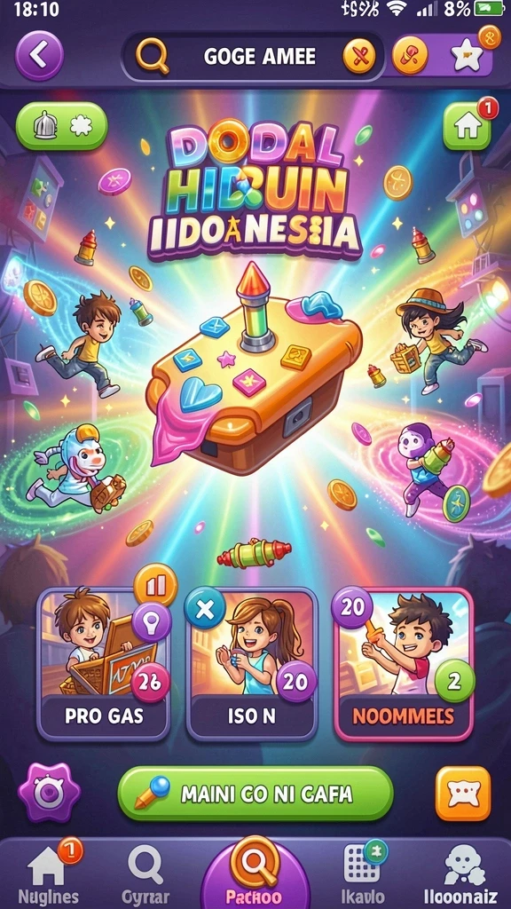 superwin777 - Tampilan grafis yang memukau dengan banyak tema menarik.